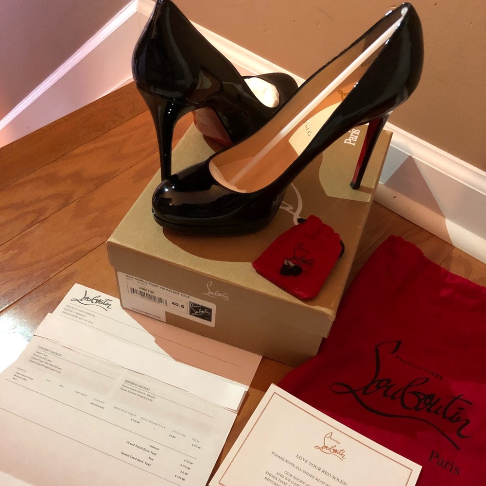 Black Christian Louboutin Shoes (Used)